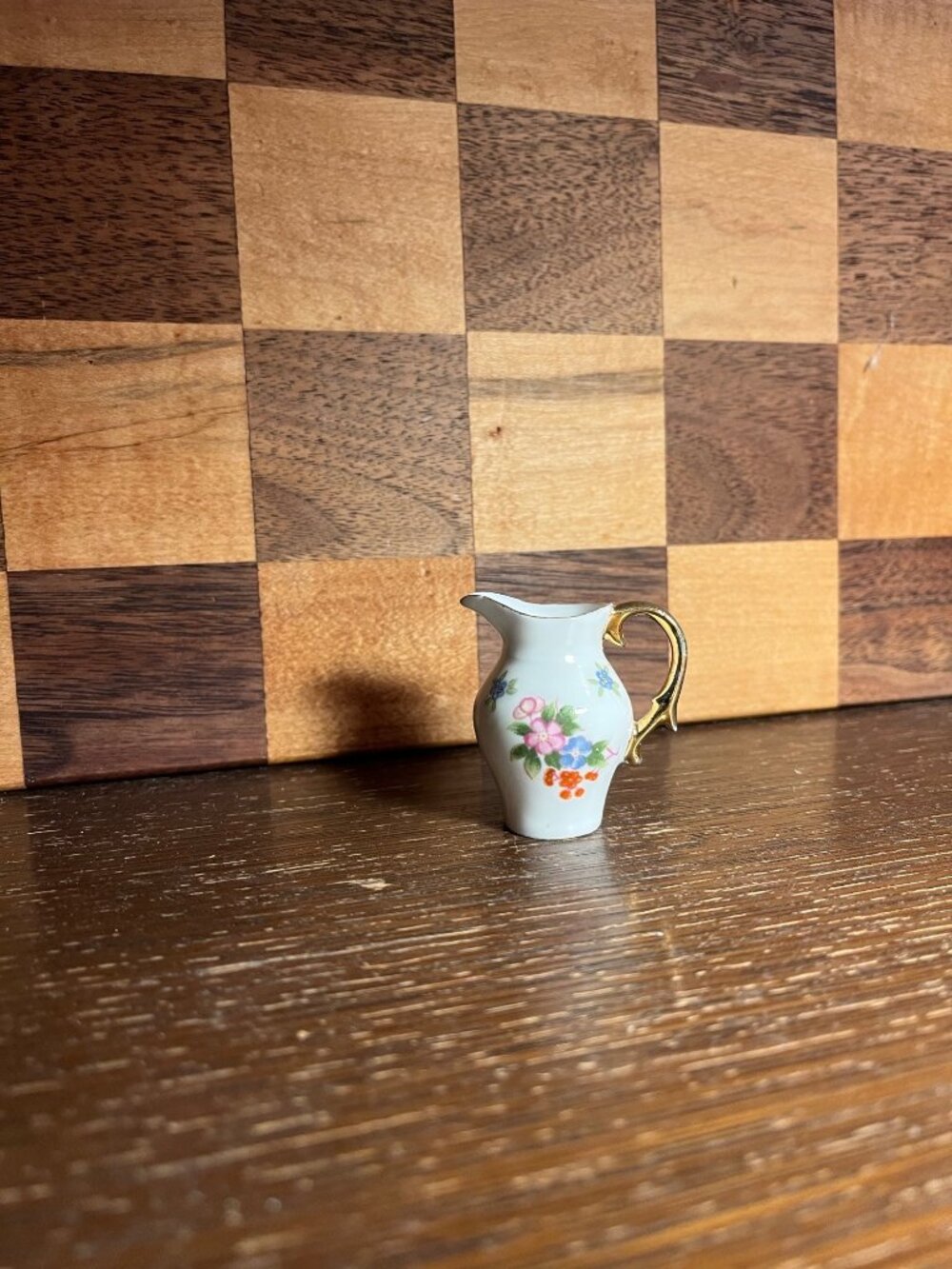 Miniature Porcelain Floral Vase A1155